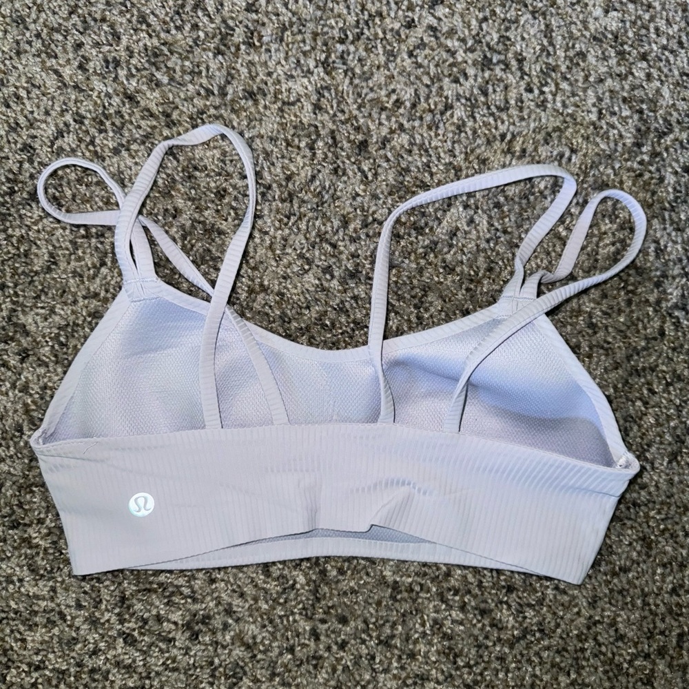lululemon athletica Light Lavender Strappy Sports Bra